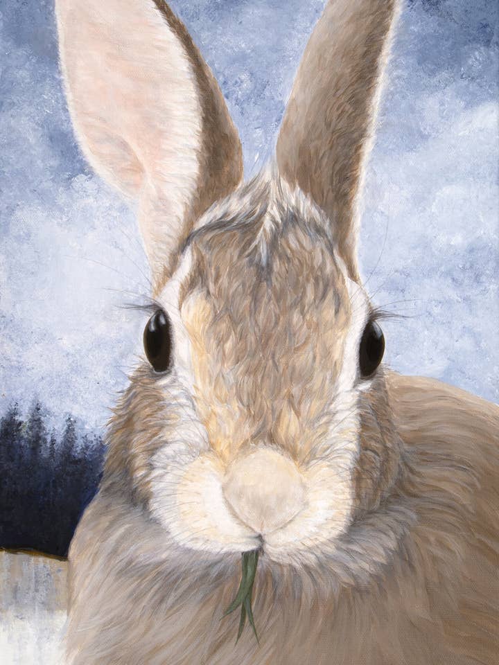The Sound of Silence - Bunny Print for wholesale by Tracy L Anderson