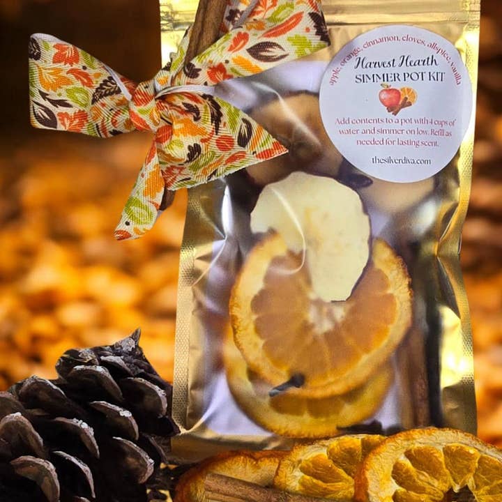 Kit de Potpourri de Outono Harvest Hearth - Maçã Laranja Canela por atacado de The Silver Diva