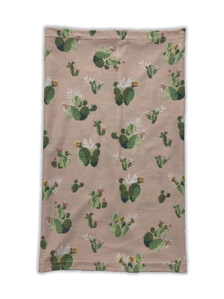 Pink Cacti Neck Gaiter for wholesale by Colorado Threads