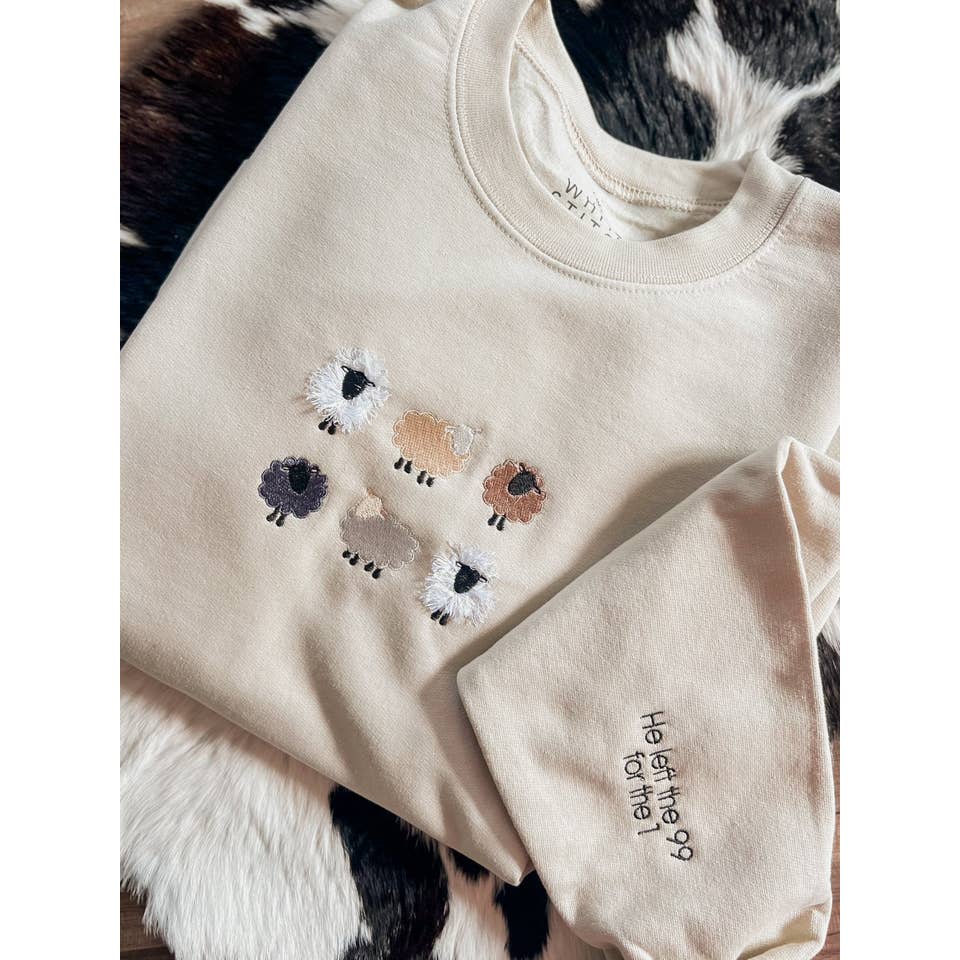 The White Stitch - Wholesale Sweatshirt - Women's - Sheep | Left 99 for 1