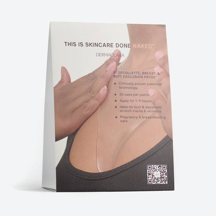 Dermaclara Beauty – wholesale Retailer display – Child & baby – Dermaclara Shelf Talkers