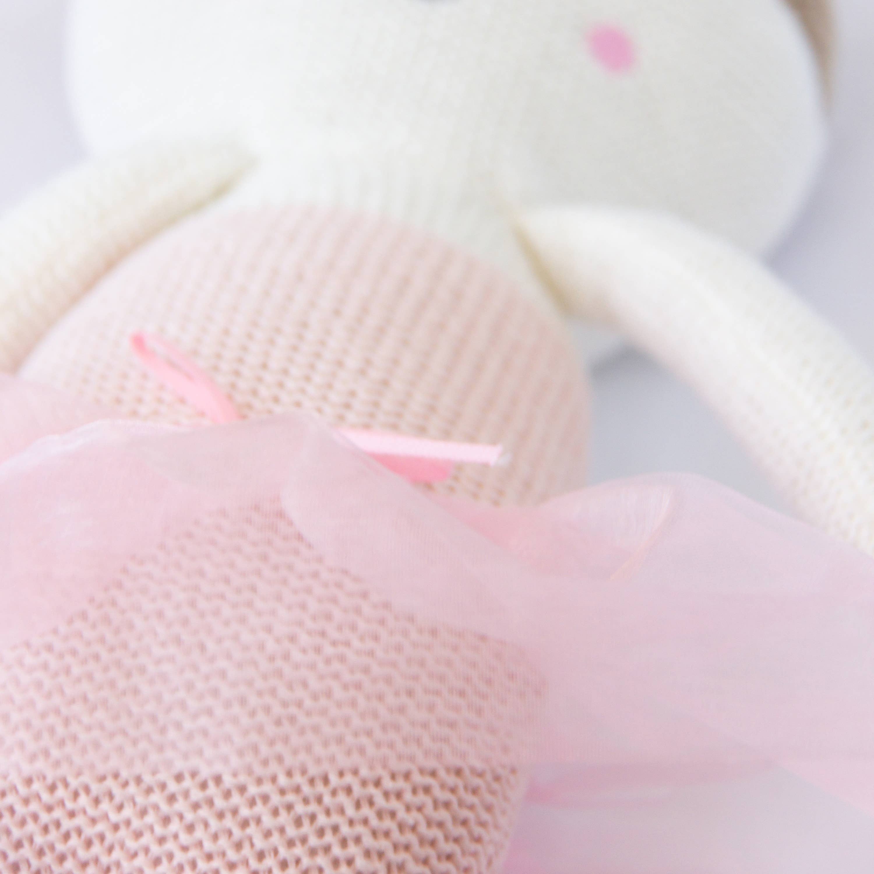 Living Textiles - Wholesale Stuffed/Plush Toy - Kids & Baby - 100% Cotton Knit Toy - Emma Ballerina1