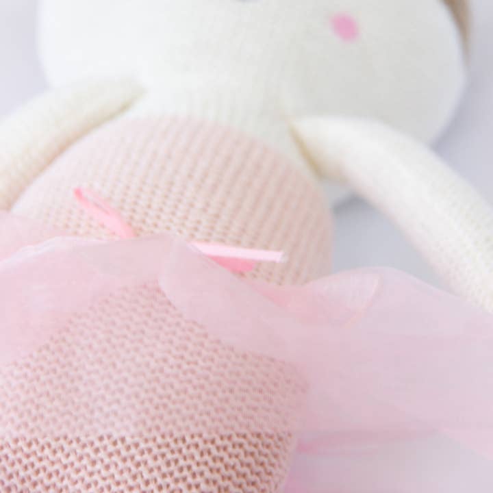 Living Textiles - Wholesale Stuffed/Plush Toy - Kids & Baby - 100% Cotton Knit Toy - Emma Ballerina1