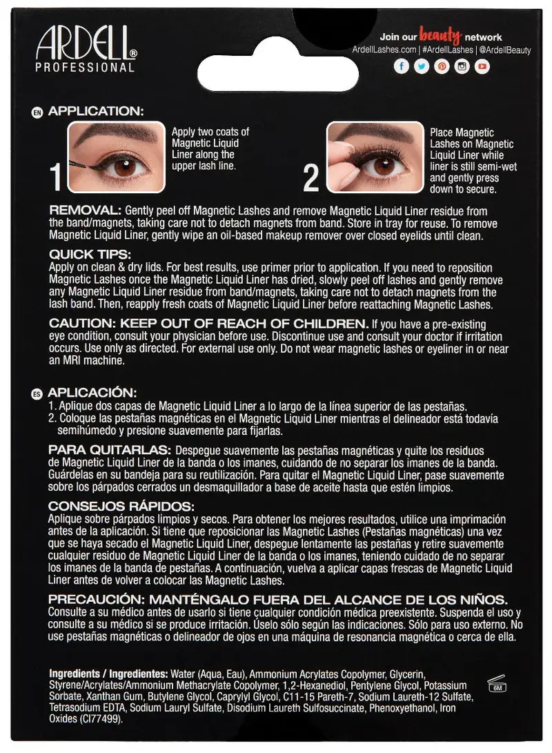 U-Got Beauty Hair & Supply Store – wholesale False/fake eyelashes – Magnetic Liquid Liner & Lash Kit, Accent 0023