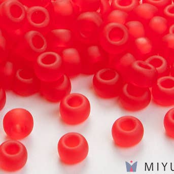 140F - Rouge Givre Transparent pour la vente par The KnittingZone