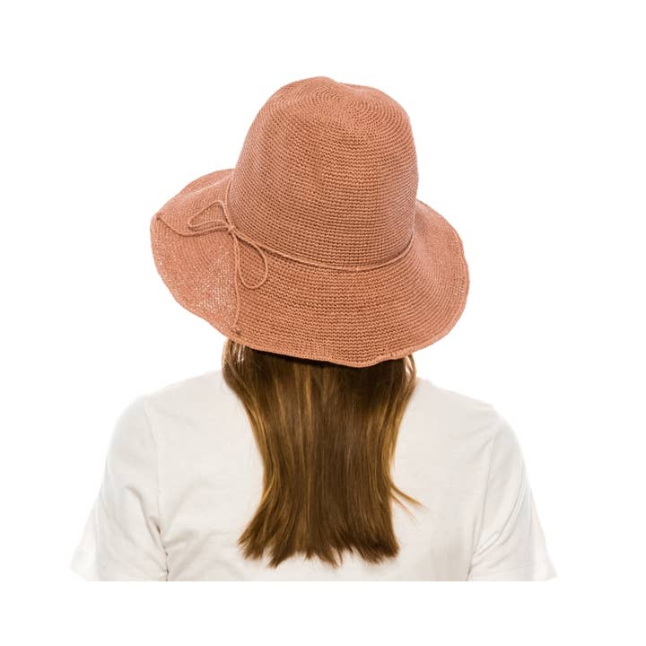 DNMC - Wholesale Straw Hat - Women's - Handmade Fine Straw Bucket Hat - 6 Colors!