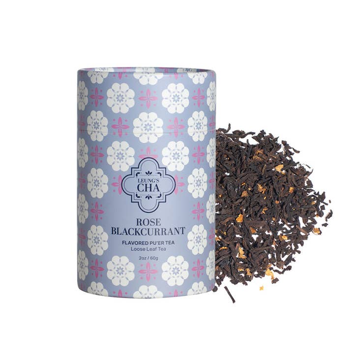 Leung's Cha Rose Blackcurrant Pu'er Tea for wholesale by elvis+elvin