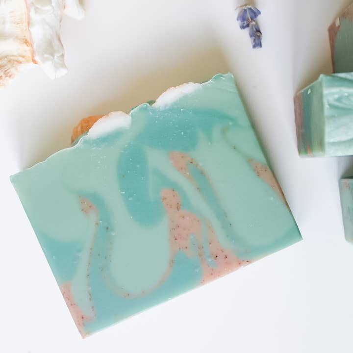 Coastal Linen Artisan Soap for wholesale by Raw Blossom