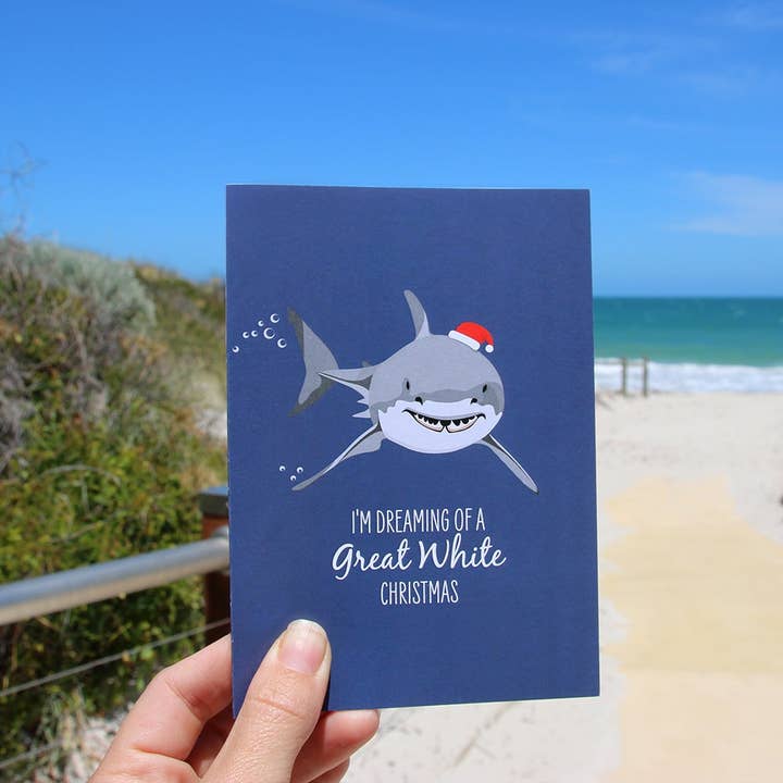 Sailfish Creative - Wholesale Christmas card - Christmas Card - Great White Shark2