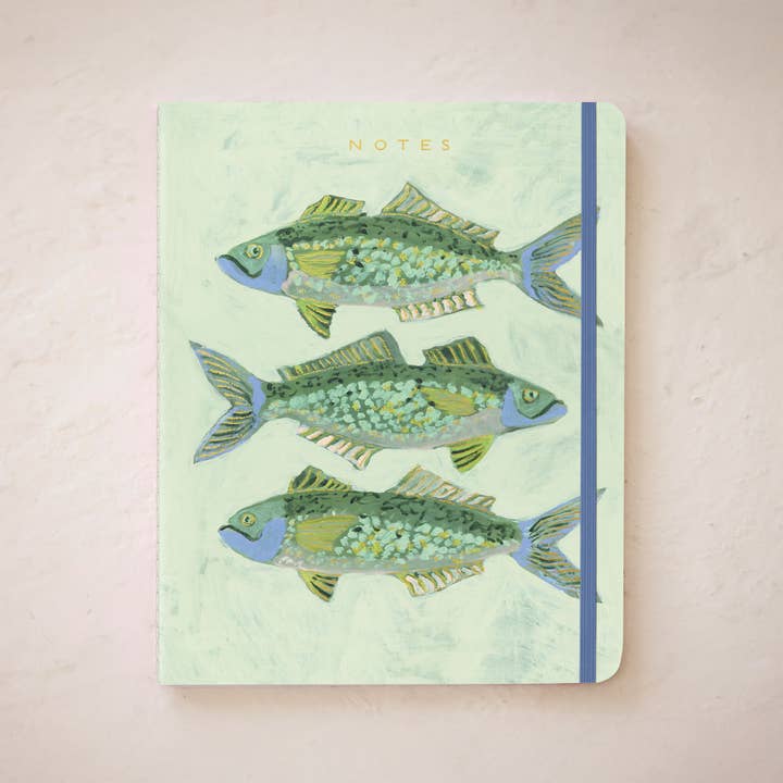 Seedlings - Wholesale Notebook - Three Fish Seedlings Sewn Trio Notebook Set