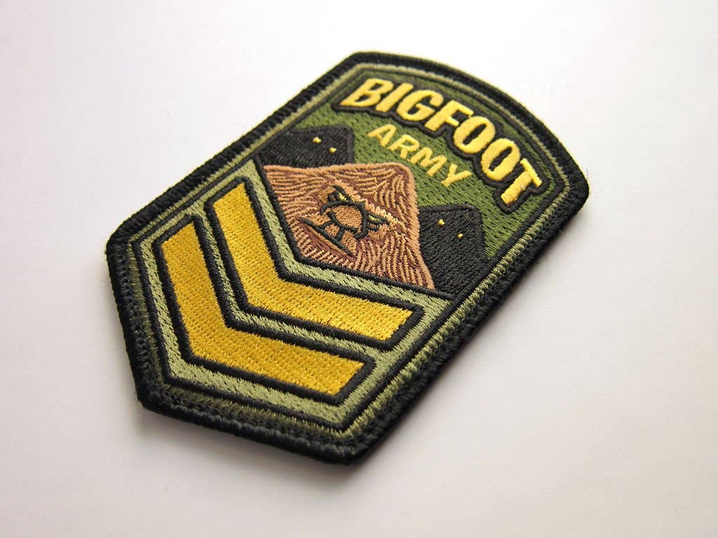 Monsterologist - Wholesale Patch - Bigfoot Army Embroidered Patch1