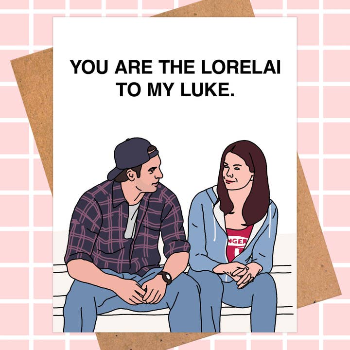 Luke & Lorelai Gilmore Girls | Pop Culture Card for wholesale by Pop Hot Cards