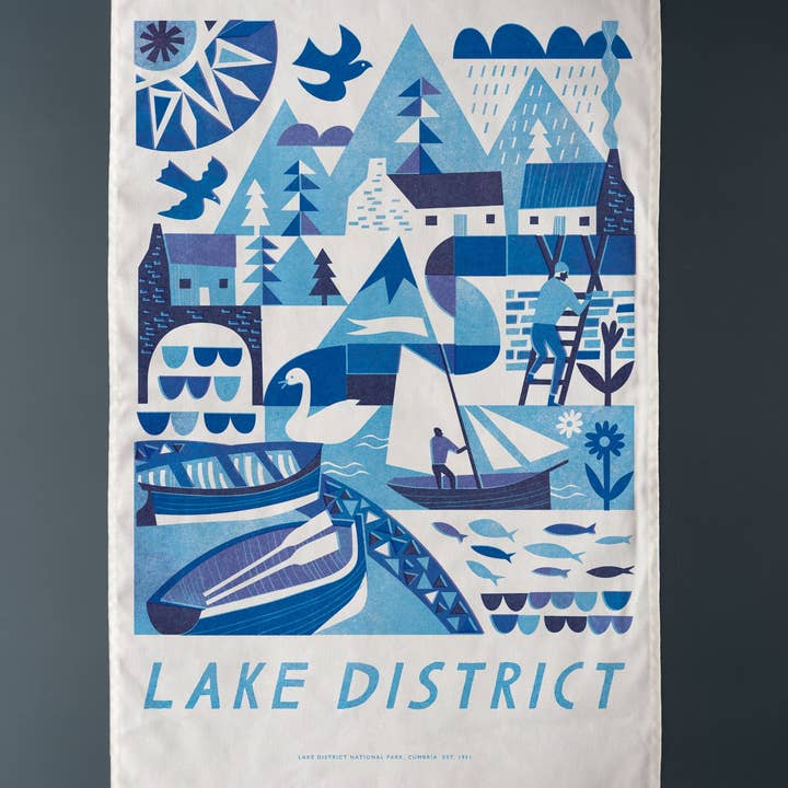Oldfield Design Co – wholesale Tea towel – Lake District National Park Tea Towel