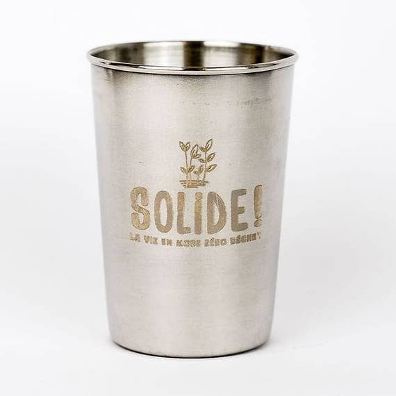 Edelstahl-Messbecher mit 120-ml-Markierung für den Großhandel von Solide !