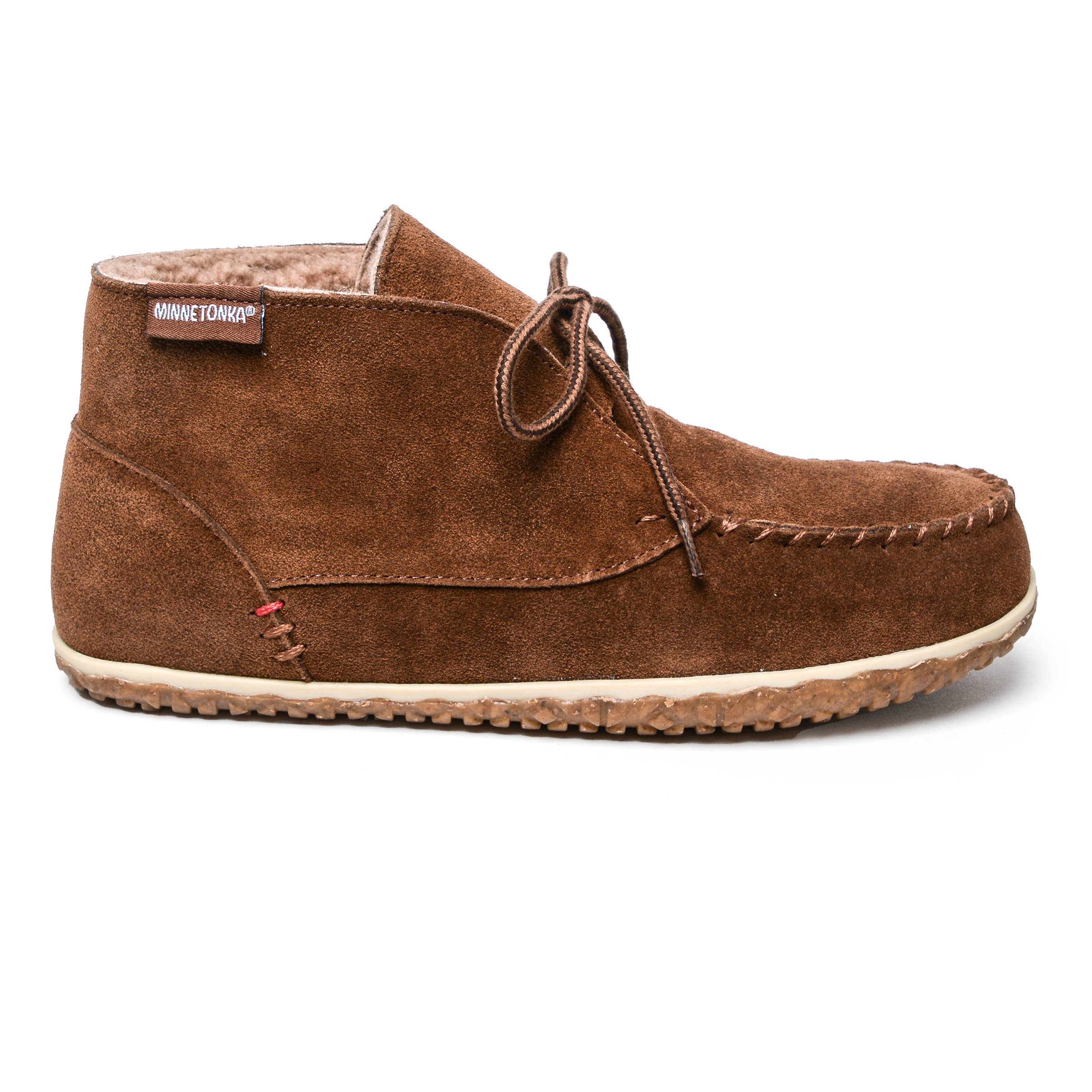 Minnetonka - Wholesale Slippers - Men's - Men's Torrey Suede Slipper Bootie w/ Cozy Berber Lining4