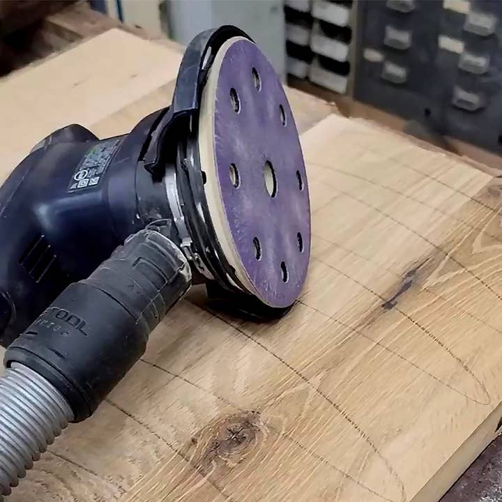 emark - Vendita all'ingrosso Carta vetrata/blocco per carta vetrata - Disco abrasivo viola con gancio e anello in ceramica4