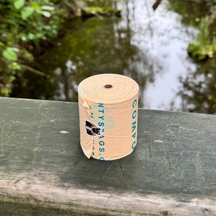 Monty's Bags - Wholesale Pet Poop Bag - 45 Bag Bulk Compostable Dog Poop Refill Rolls (360 Bags)1