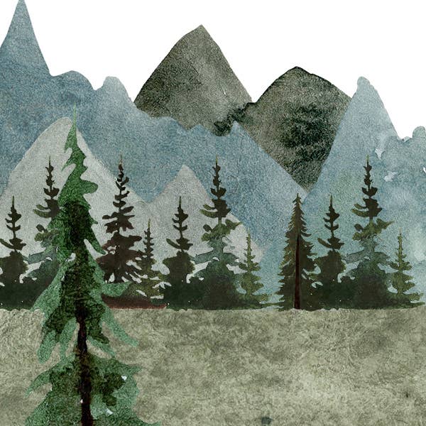 Mirkwood Scribes - Wholesale Bookmark - John Muir Quote Watercolor Bookmark2