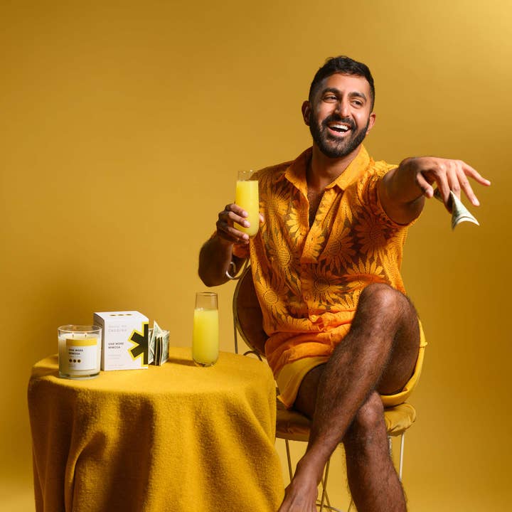 Regular Ass Candles - Wholesale Jar/Filled Candle - One More Mimosa Champagne + Citrus 11oz Luxury Candle4