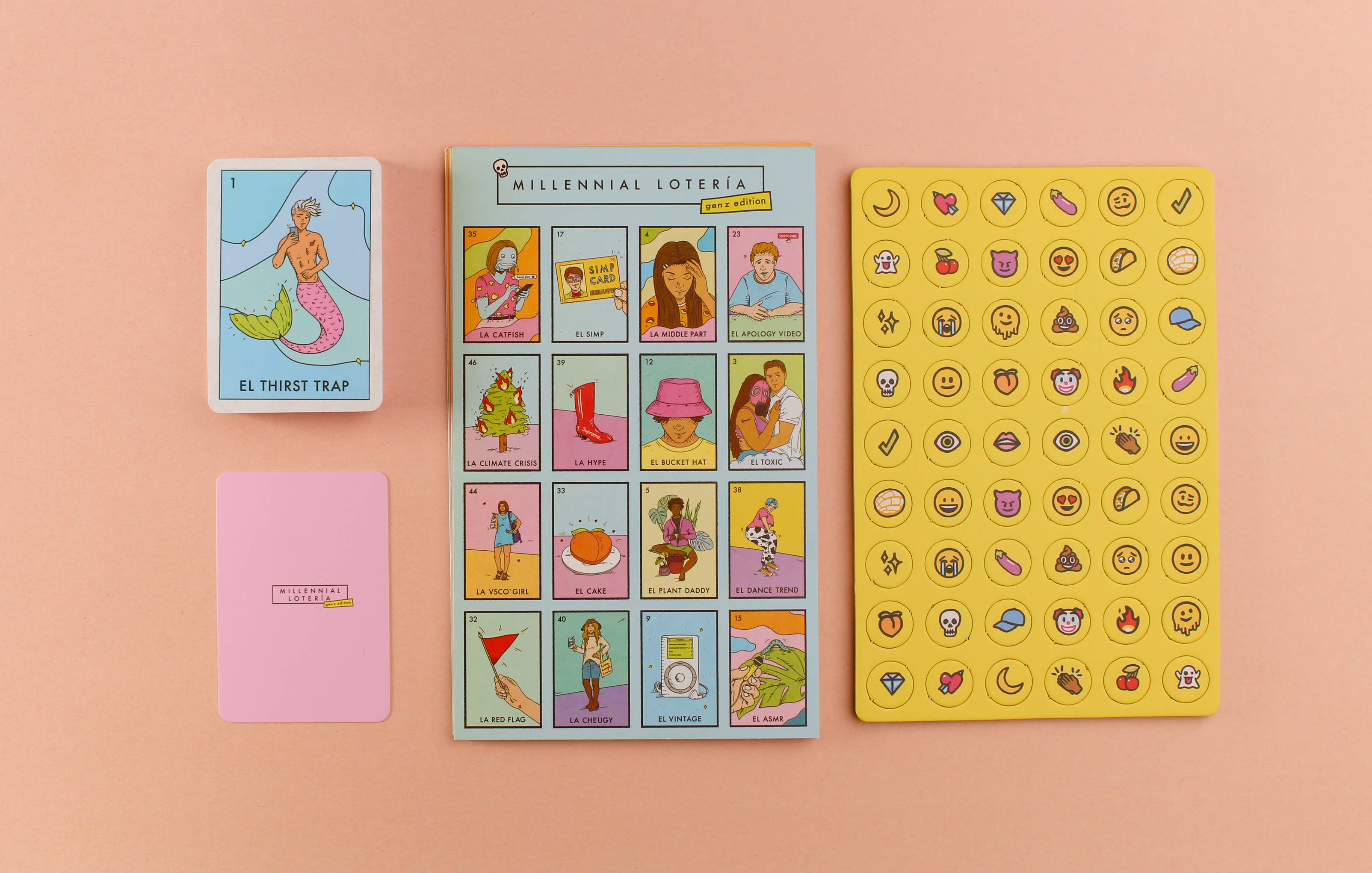 Blue Star Fiesta – Großhandel Kartenspiele – Millennial Loteria: Ausgabe der Generation Z4