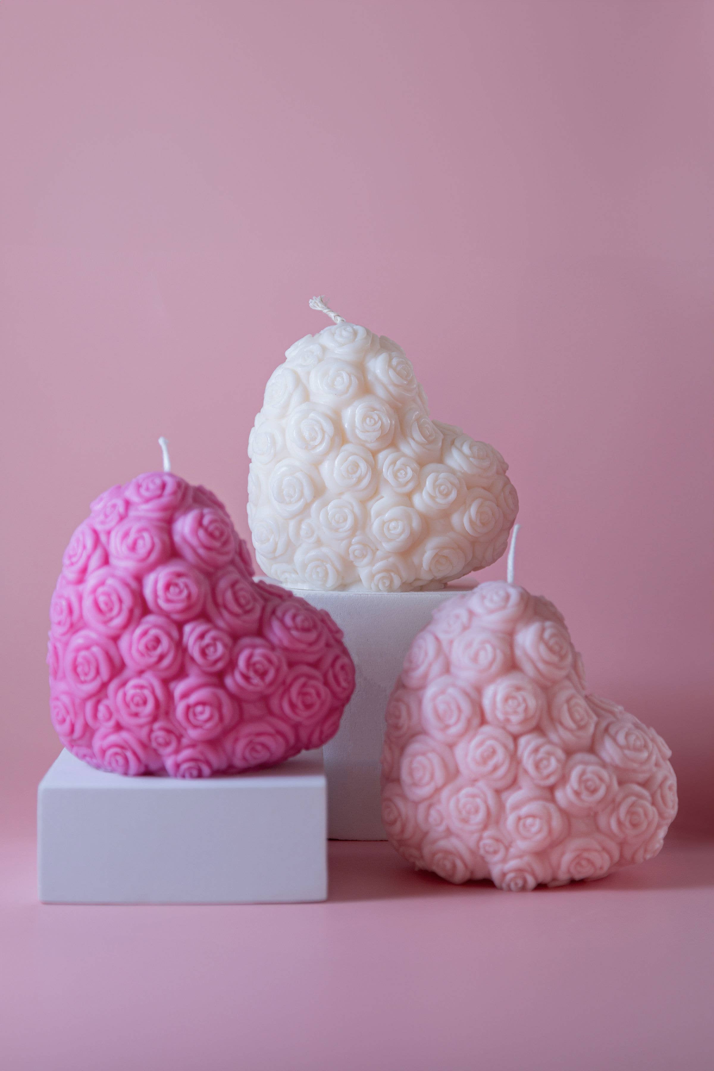 Ritual Spirit ltd - Wholesale Novelty Candle - Large Rose Heart Soy Wax Candle4