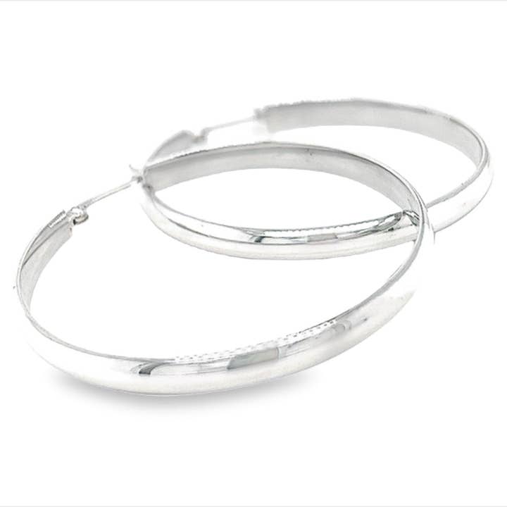 Silver Hoops for wholesale by Desiderate