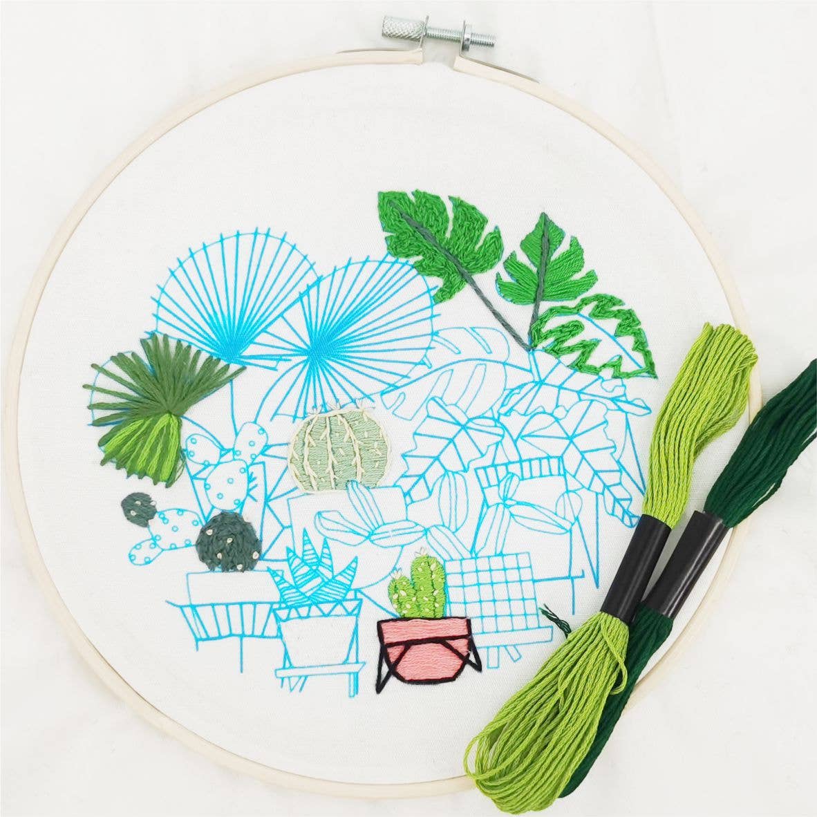 Max-Link Solutions Ltd - Wholesale Embroidery/Cross Stitch Supplies - Darnn 8" Embroidery Hoop Bamboo, Bamboo Hoop for Craft4