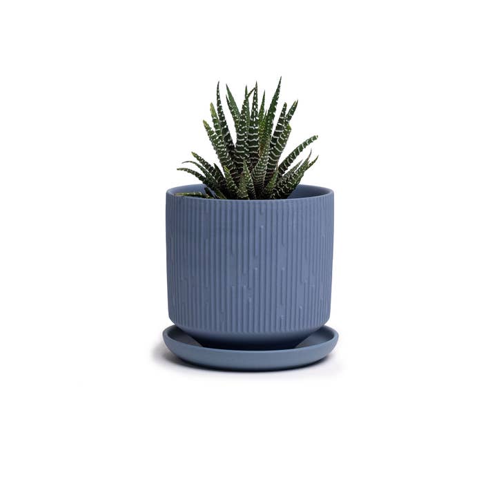 Chive - Wholesale Plant Pot - Virago Planter Pots With Drainage Hole 5 Inch Pot And Saucer18