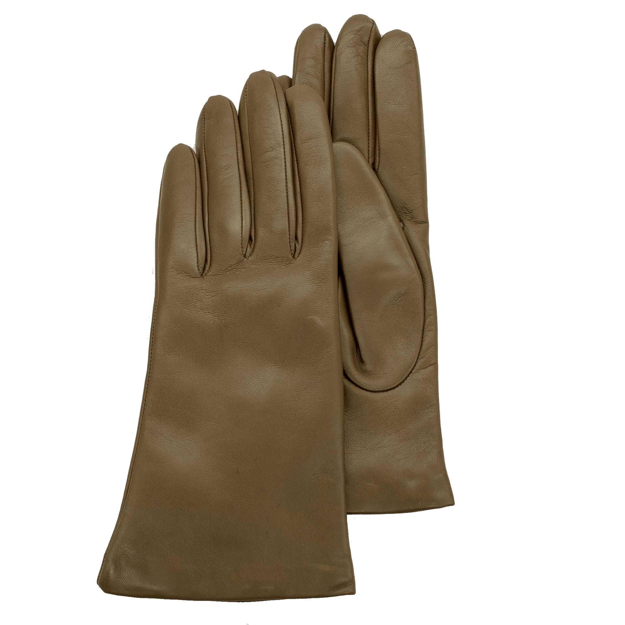Portolano - Vente Gants – femme - Gants en cuir 23 cm doublés cachemire fabriqués en Italie6