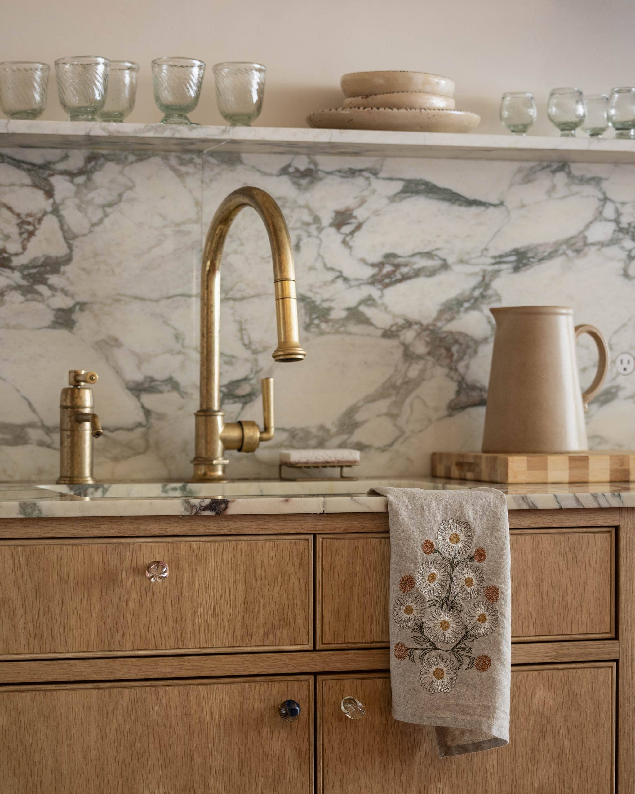 Coral & Tusk – Großhandel Geschirrtücher – Daisy Bouquet Geschirrtuch5