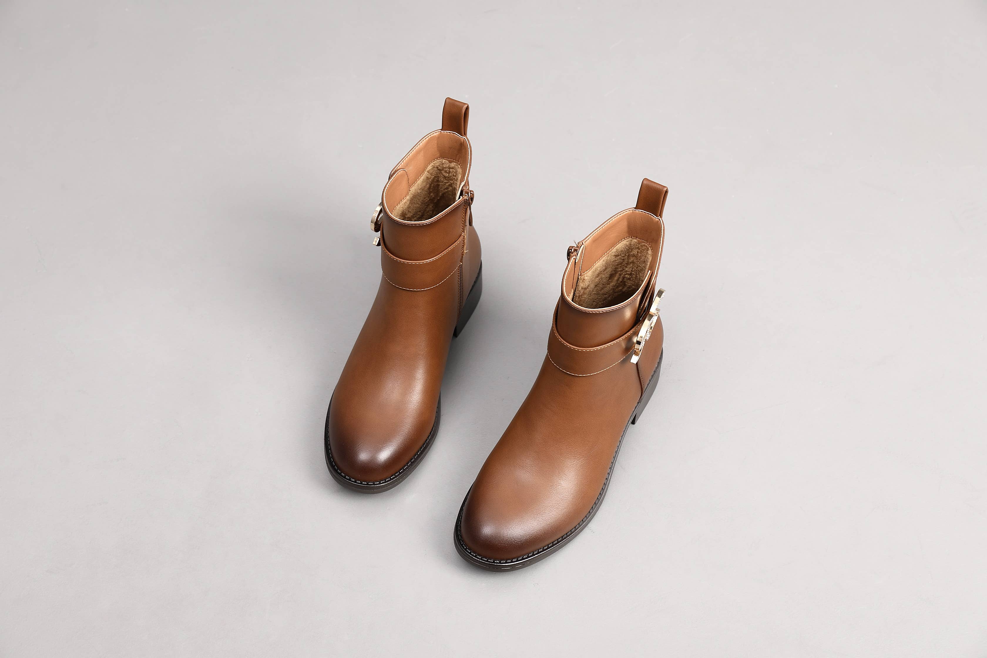 Top Staka – wholesale Stövletter – Baby – A2353 Ankelstövlar med spänndetalj3