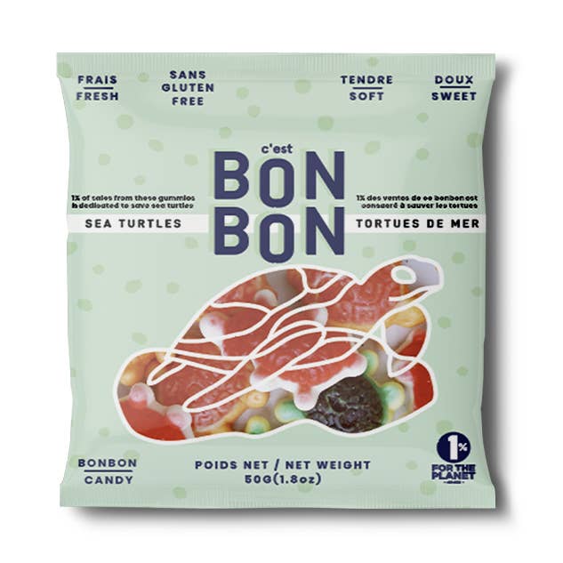 REFILL Sea Turtles - Gummy Candies for wholesale by La boîte à bonbons
