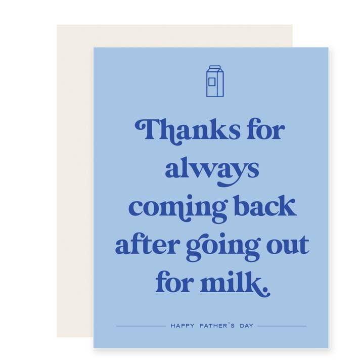 Sempre di Ritorno | Biglietto per la Festa del Papà per la vendita all'ingrosso da parte di Paloma Paper Co.