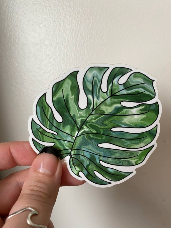 Monster Leaf Sticker
for wholesale by TerraSeaDesigns