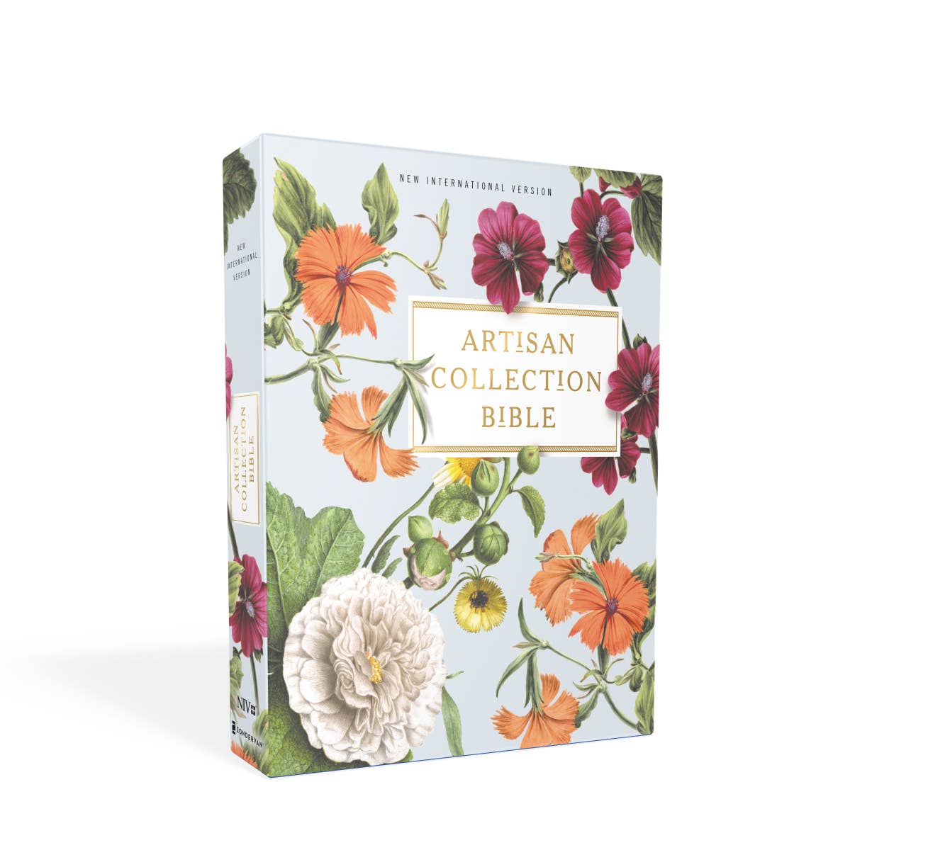 HarperCollins Christian Publishing - Wholesale Religion - NIV Artisan Collection Bible Leathersoft Blue Floral