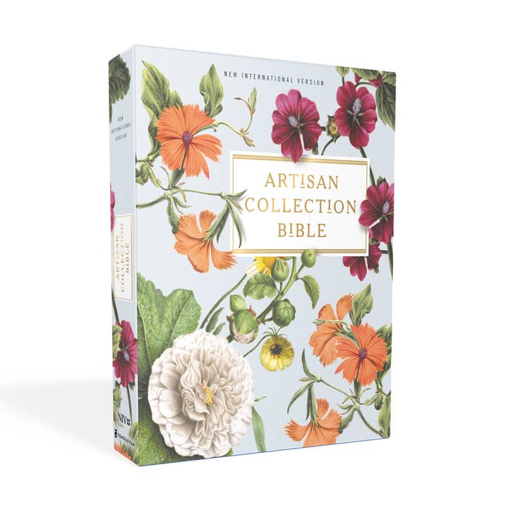 HarperCollins Christian Publishing - Wholesale Religion - NIV Artisan Collection Bible Leathersoft Blue Floral0