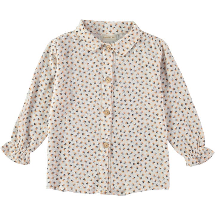 Ginger Shirt - Apricot Flower for wholesale by inMINIATURE