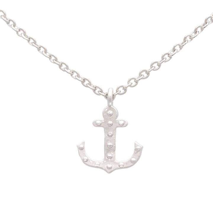 Collier Fin Charme Ancre Bateau Mer Océan Plage Cadeau pour la vente par Rebecca Accessories LLC