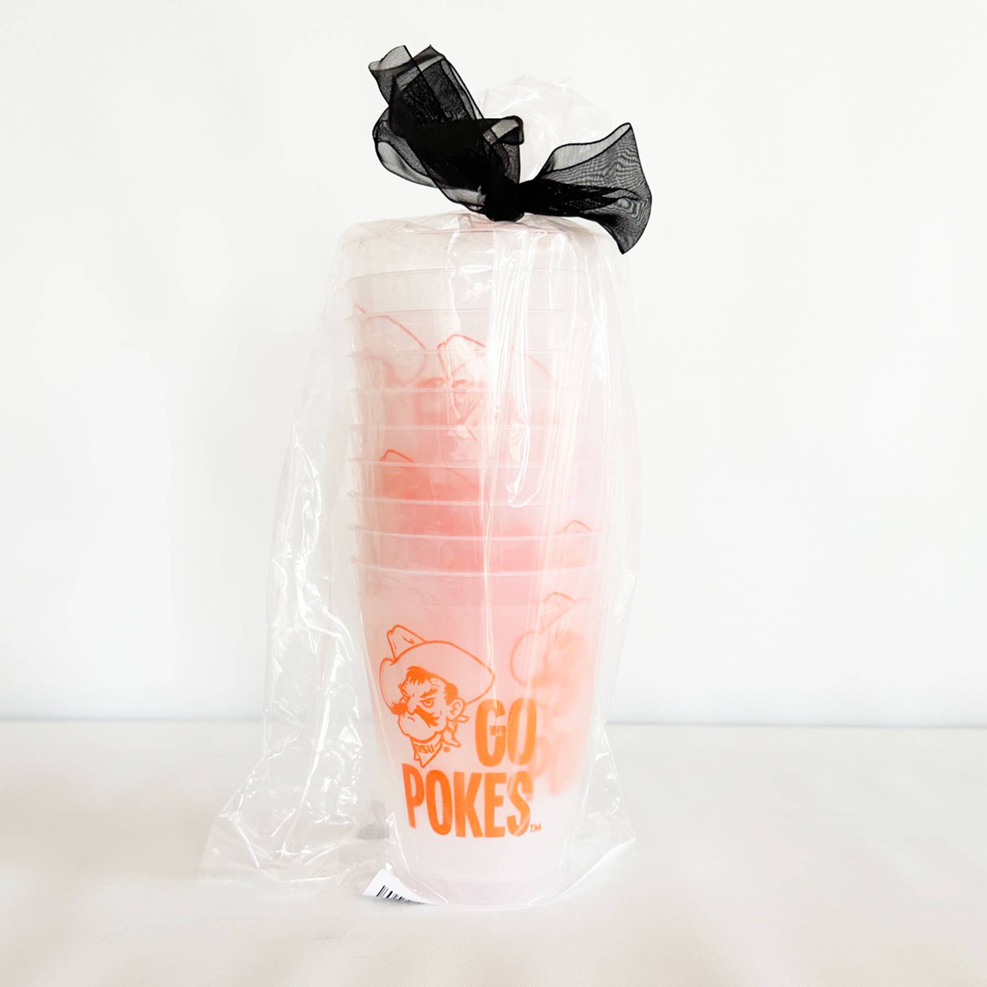 Two Funny Girls - Vente Gobelets jetables - Gobelet incassable - Oklahoma State Univ/Go Pokes (sac de 10 carats)2