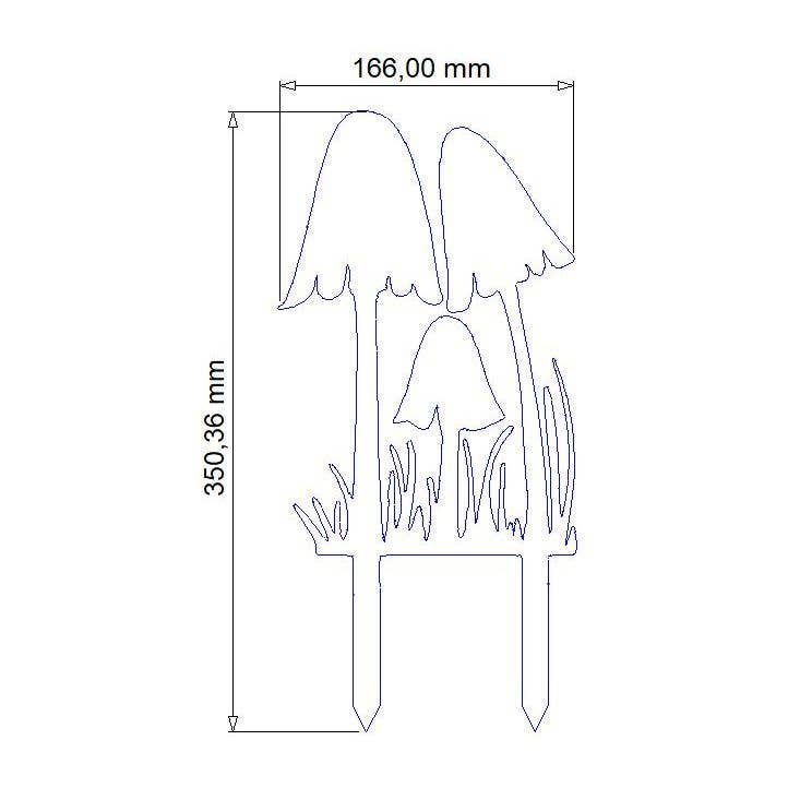 Rostikal - Wholesale Outdoor Ornament/Decor - Rust decoration mushrooms | Autumn decoration ideas made of metal for the garden1