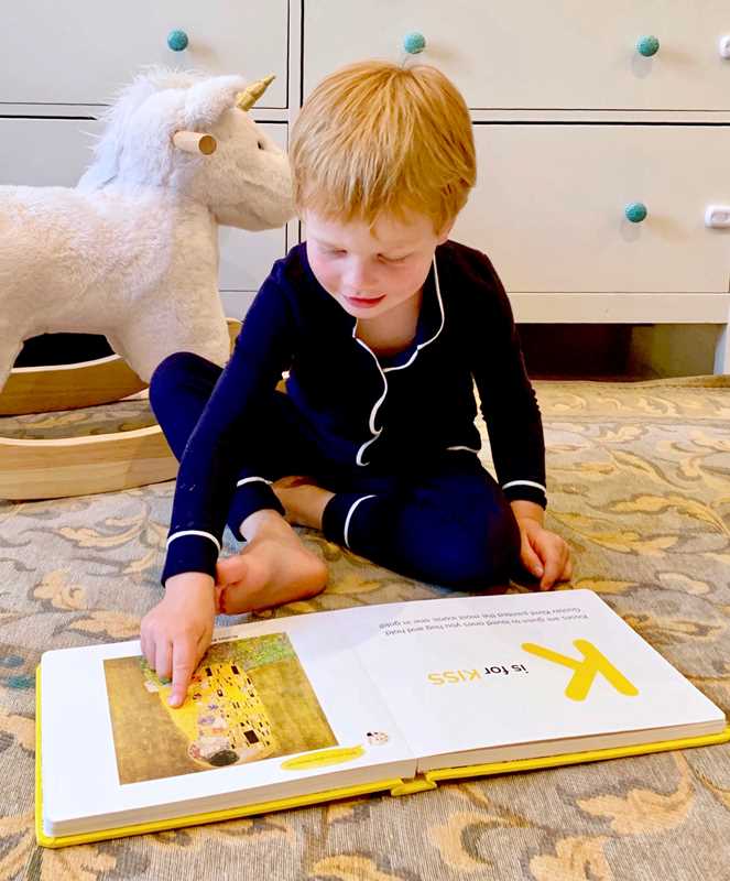 Simon & Schuster - Wholesale Preschool Book (3-5) - ABCs of Art by Sabrina Hahn6