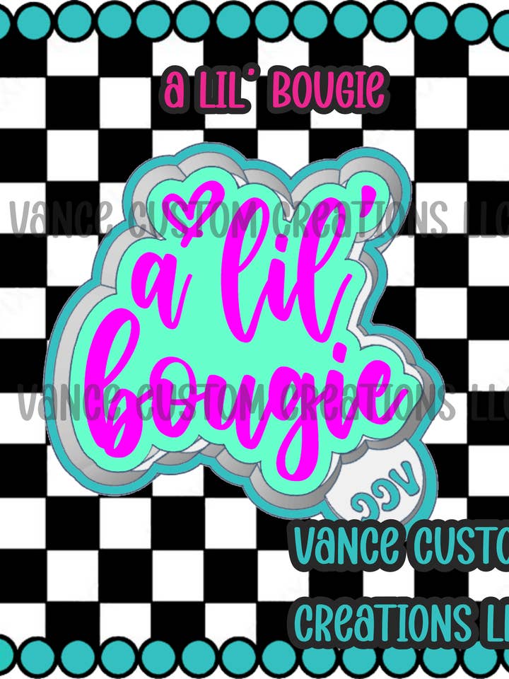 Eine Lil Bougie Freshie Form für den Großhandel von Vance Custom Creations