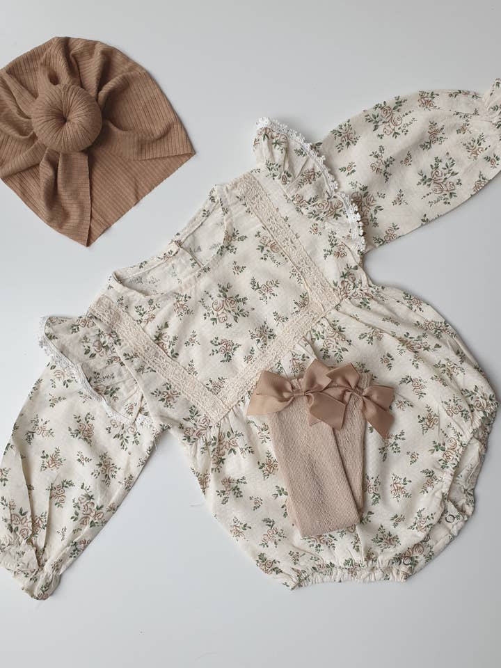 Nunubebe - Wholesale Bodysuit (Non-Footed) - Baby - Flora Romper £13.90 (from size 0-3 m)11