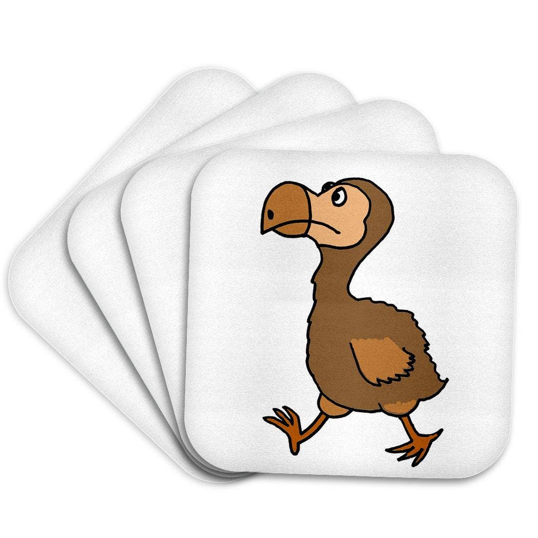3dRose - Wholesale Coasters - 3dRose, Funny Dodo Bird Cartoon, Coaster7