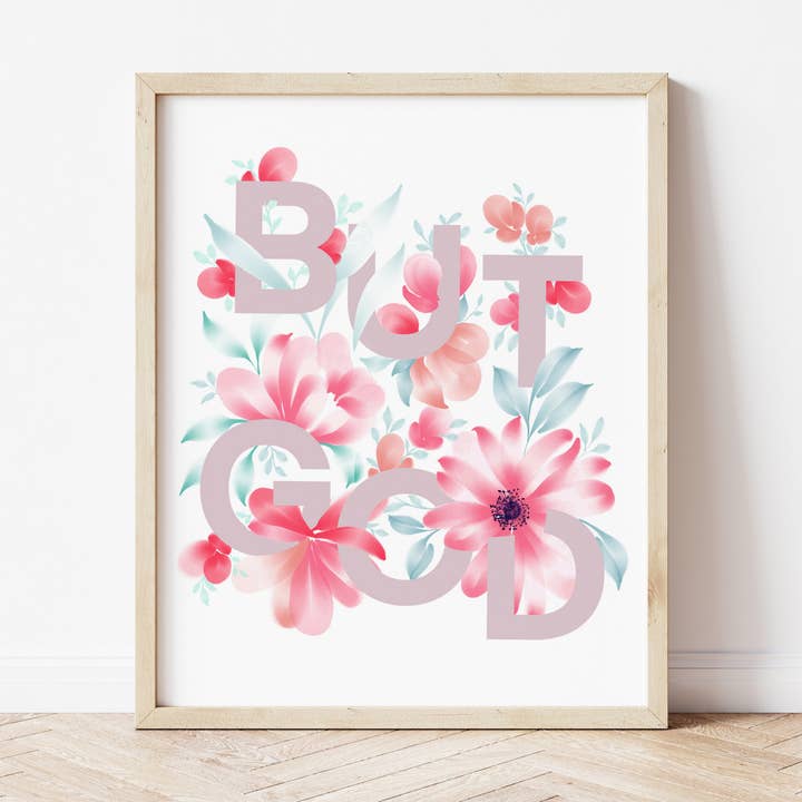 But God Christian Wanddruck für den Großhandel von Pia Chella