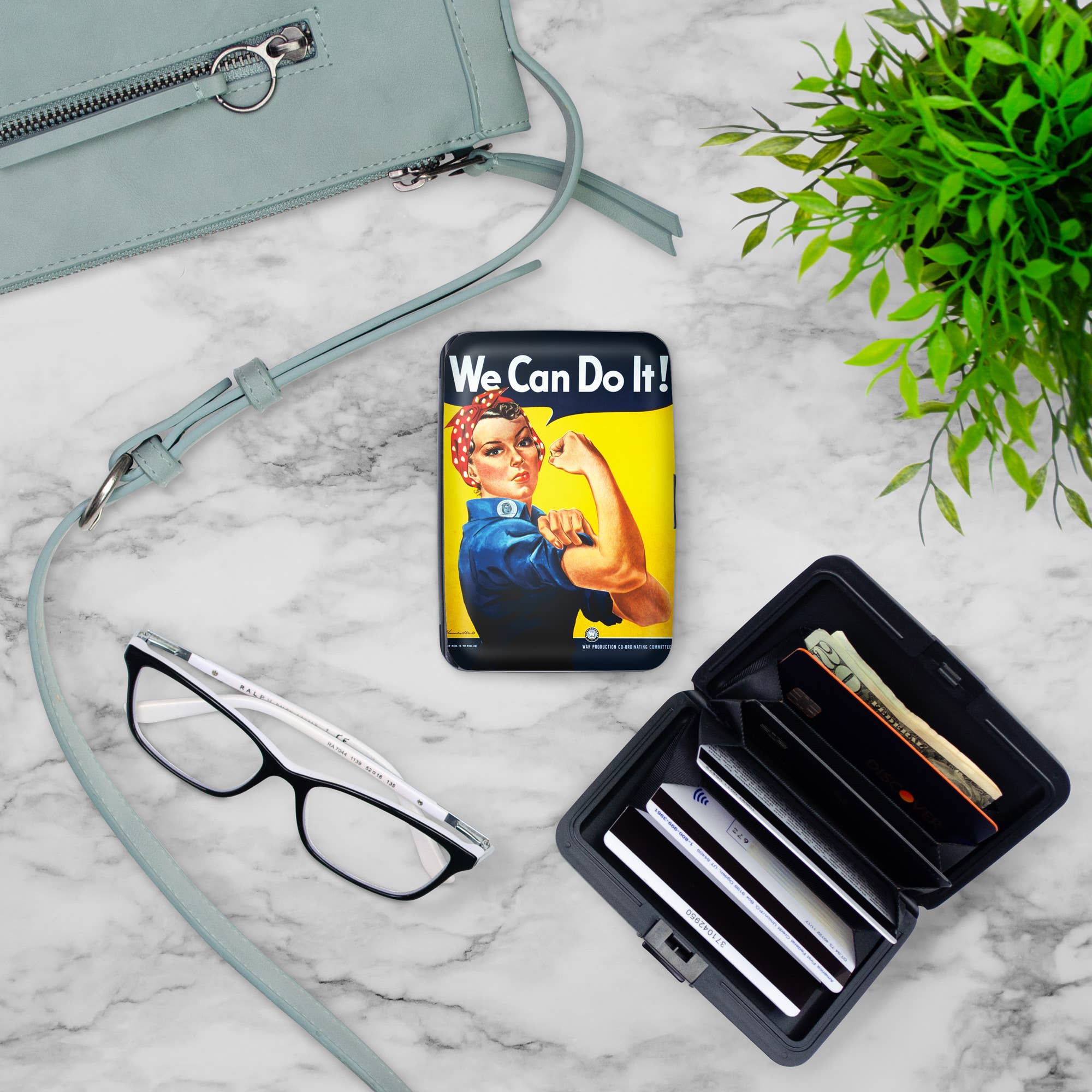 Monarque - Wholesale Wallet - Women's - Miller - We Can Do It Armored Wallet3