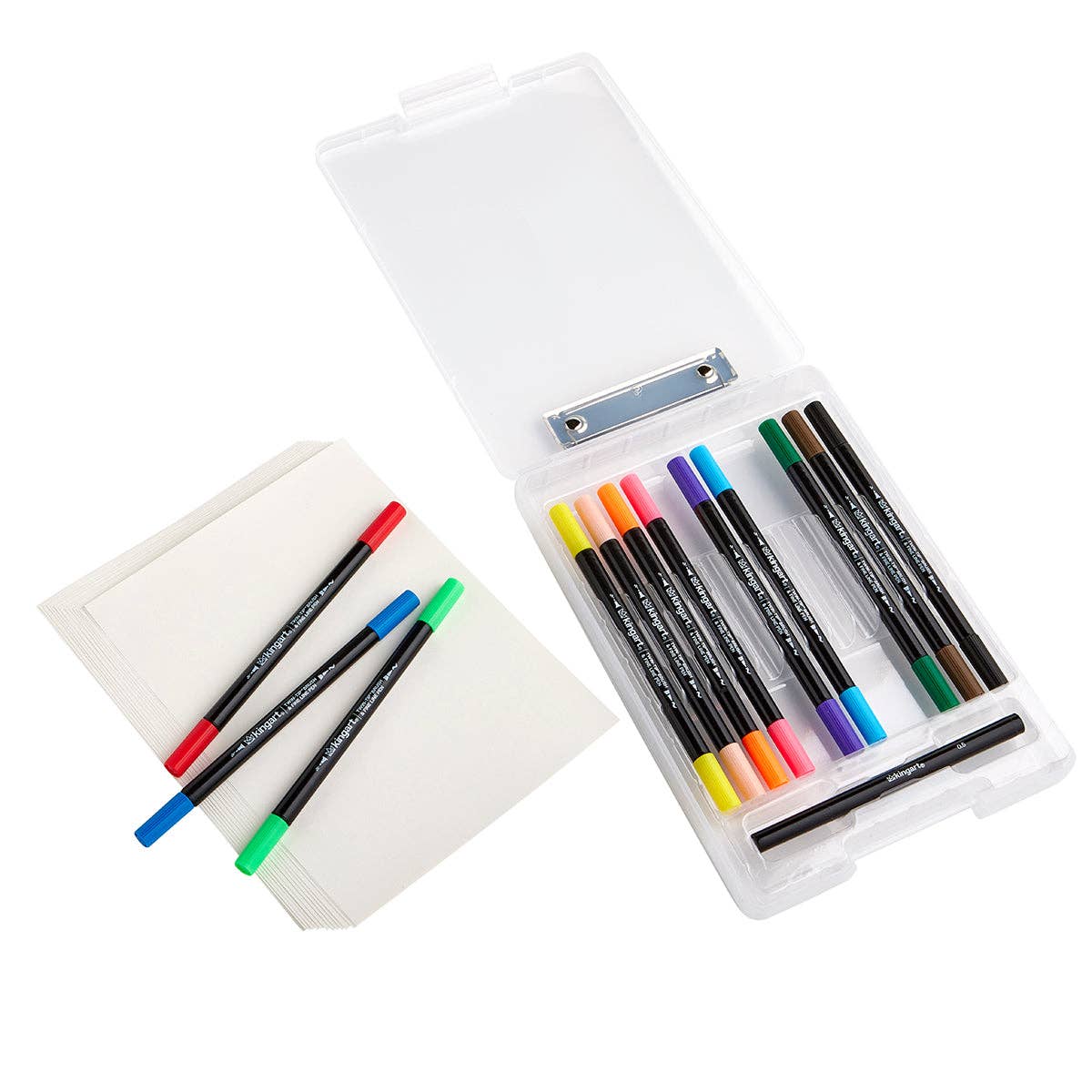 KINGART - Wholesale Marker - Marker Set with Drawing Board Case - 30 pc1