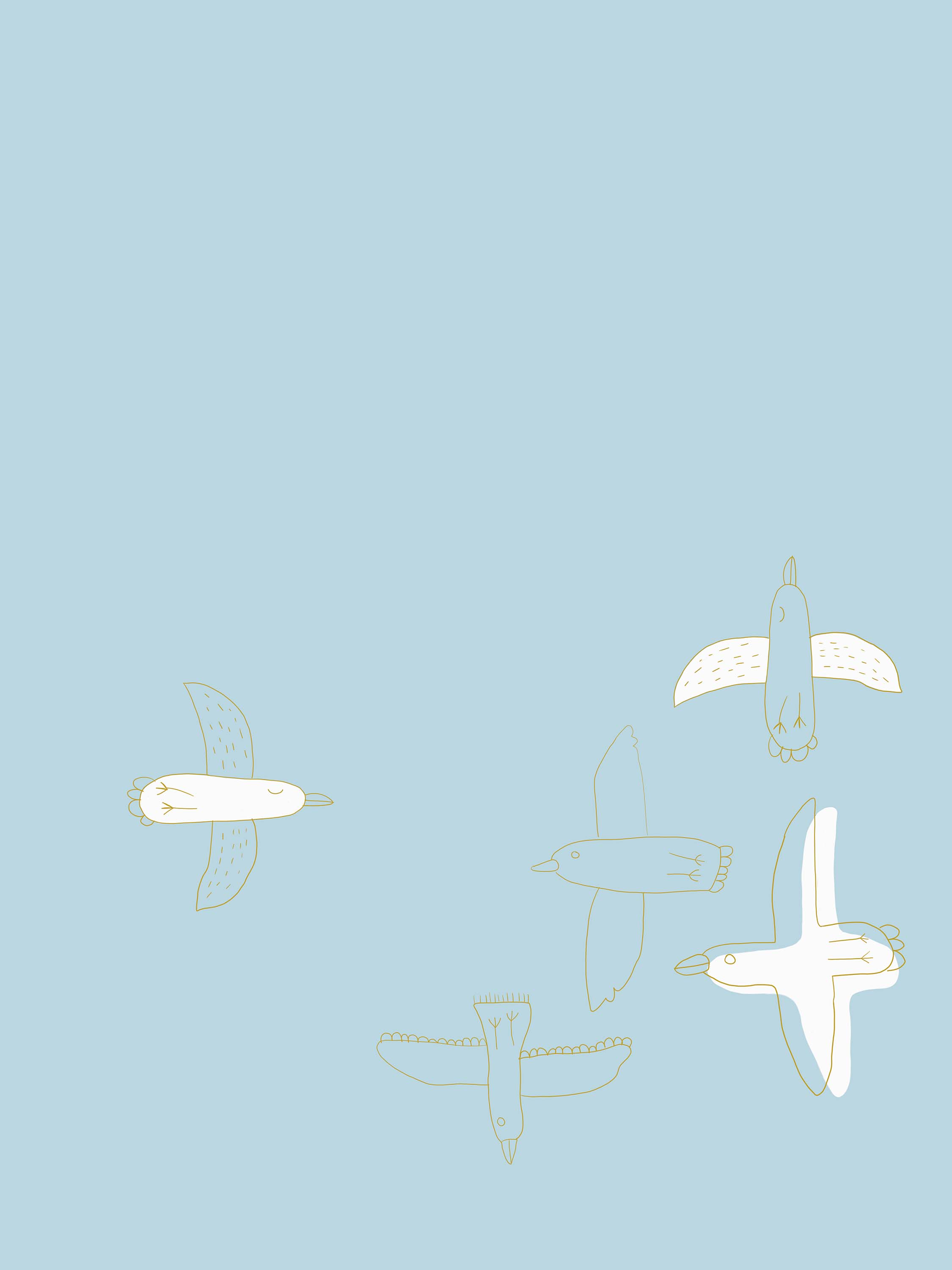 À bientôt - Wholesale Bedding Blanket - Kids & Baby - Bébé Oiseau Organic Linen Children's Blanket4