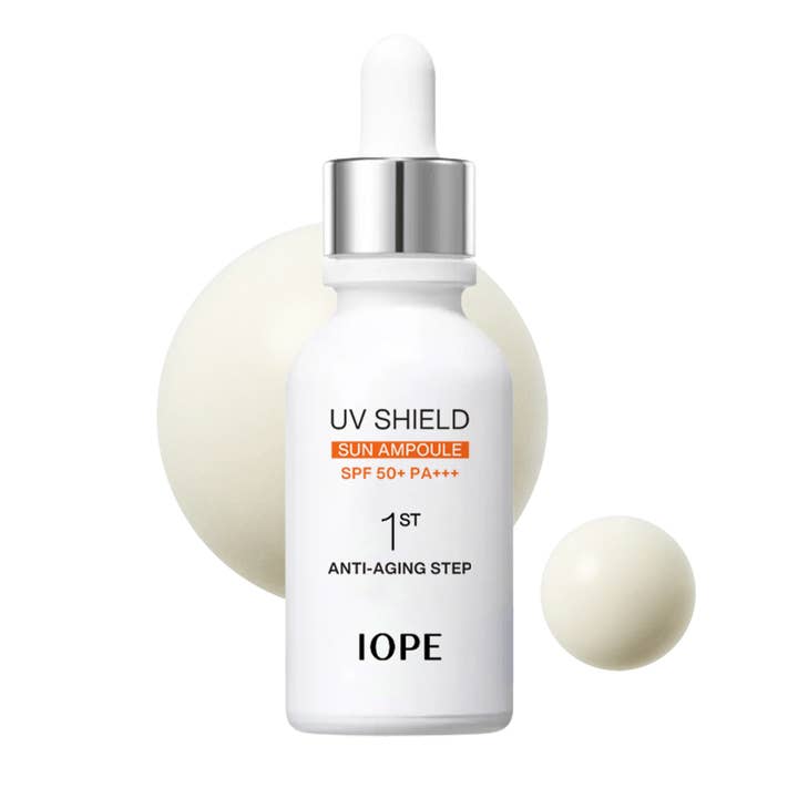 IOPE UV Shield Sun Ampoule SPF50+ PA+++ 40ml for engroshandel hos K Motives Beauty