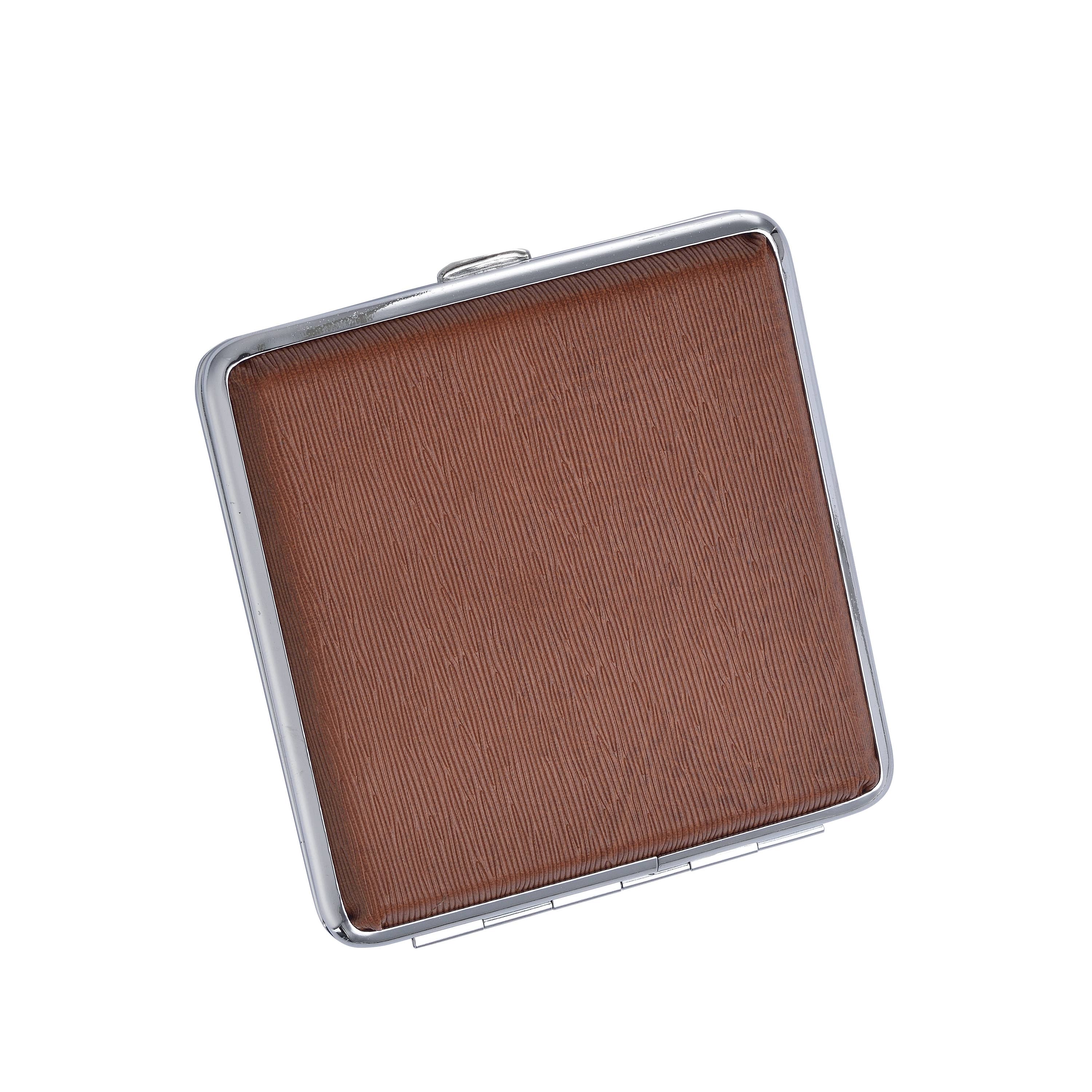 Champ by Polyflame - Wholesale Cigarette Case - Brown and black cigarette cases x124
